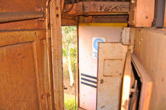 Old mining equipment in Newman, Western Australia