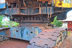 Old mining equipment in Newman, Western Australia