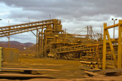 At BHP Billiton Mount Whaleback iron ore mine in Newman, Western Australia