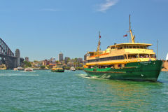 A ferry at Circular Quay, Sydney, Australia