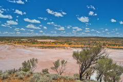 View of Lake Ballard and Inside Australia art in Western Australia