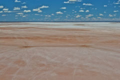 View of Lake Ballard and Inside Australia art in Western Australia