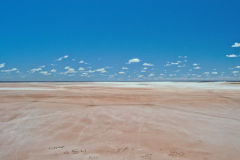 View of Lake Ballard and Inside Australia art in Western Australia