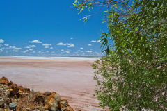 View of Lake Ballard and Inside Australia art in Western Australia