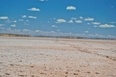 View of Lake Ballard and Inside Australia art in Western Australia