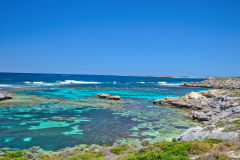 Beach scene at Rottnest Island, Western Australia