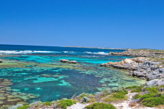 Beach scene at Rottnest Island, Western Australia