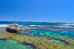 Beach scene at Rottnest Island, Western Australia