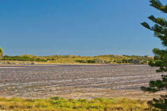 A salt lake on Rottnest Island, Western Australia