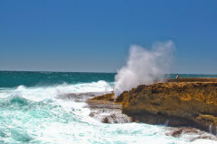 Quobba Blow Holes north of Carnarvon, Western Australia