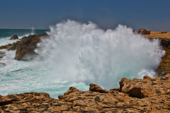 Quobba Blow Holes north of Carnarvon, Western Australia