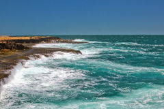 Quobba Blow Holes north of Carnarvon, Western Australia