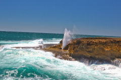 Quobba Blow Holes north of Carnarvon, Western Australia