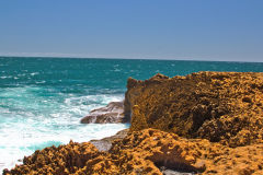 Quobba Blow Holes north of Carnarvon, Western Australia