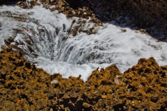 Quobba Blow Holes north of Carnarvon, Western Australia