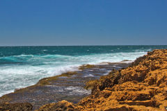 Quobba Blow Holes north of Carnarvon, Western Australia