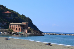 Beach of Levanto Cinque Terre in Italy