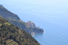 Hiking from Vernazza to Corniglia in Cinque Terre Italy