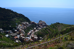 Hiking from Vernazza to Corniglia in Cinque Terre Italy