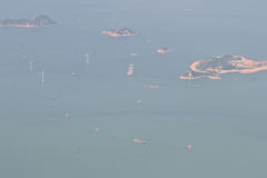 Scenery offshore Hong Kong