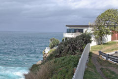 Cliffs to the Tasman Sea at South Head Sydney, Australia