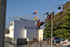 Rainbow flag at Rose Bay, Sydney, Australia