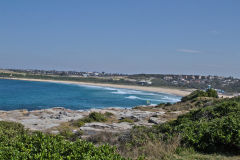 Scenery on a walk from Bondi Beach to Cape Banks in Winter in Sydney, Australia