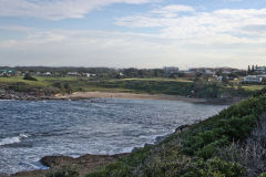 Scenery on a walk from Bondi Beach to Cape Banks in Winter in Sydney, Australia