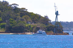 Water scenes at Sydney Cove on the ferry from Circular Quay to Manly, Sydney, Australia