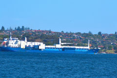 Water scenes on Sydney Cove on a ferry from Manly to Circular Quay Sydney, Australia