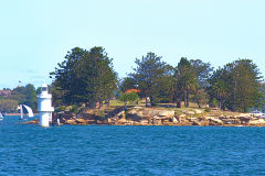 Water scenes on Sydney Cove on a ferry from Manly to Circular Quay Sydney, Australia