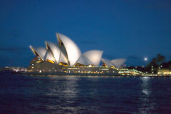 Sydney Opera House after sunset, Australia