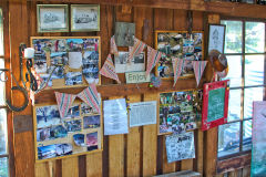 Inside the cooking building at Heimat Chalets New Norfolk in Tasmania