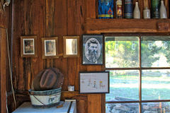 Inside the cooking building at Heimat Chalets New Norfolk in Tasmania