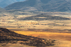 Desert landscape  at Valley of a Thousand Hills Campsite in Namibia