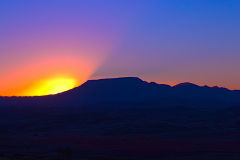 Sunrise at A Thousand Hills camp site Namibia