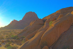 Sunset at Spitzkoppe in Namibia