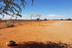 The Tropic of Capricorn sign on the road from Windhoek to Keetmanshoop