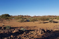 Camp site at Mesosaurus Fossils camp site near Keetmanshoop Namibia