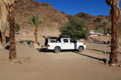 Ais-Ais camp site in the Fish River Canyon Namibia