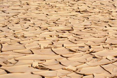 Dry part of the Fish River at Ais-Ais in the Fish River Canyon Namibia