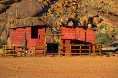Washroom at Namtib Desert Lodge in the Namib Desert of Namibia
