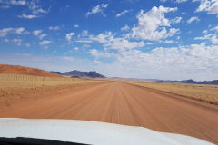 Desert landscape in Namib Desert in Namibia