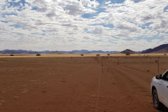 Desert landscape in Namib Desert in Namibia