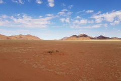 Desert landscape in Namib Desert in Namibia