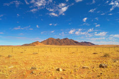 Desert landscape in Namib Desert in Namibia