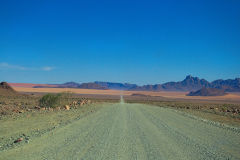 Dirt road in Namib-Naukluft National Park Namibia