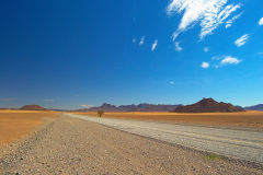 Dirt road in Namib-Naukluft National Park Namibia