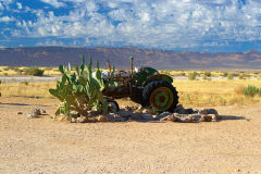 Old traktor in Solitaire in Namib Naukluft National Park Namibia
